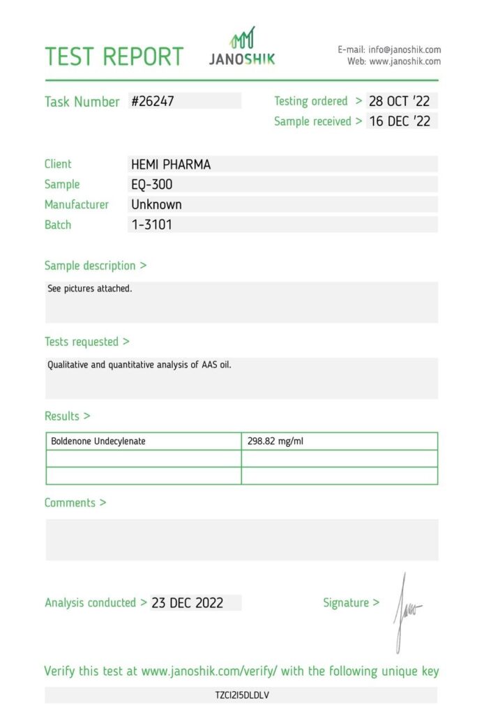 Hemi Pharma Boldenone 300mg - Image 2